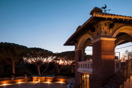 Rooftop view Villa Clara luxury property The Heritage Collection Italy Rome